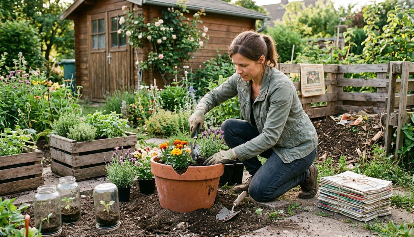 Müll im garten – warum wegwerfen nicht immer die beste idee ist